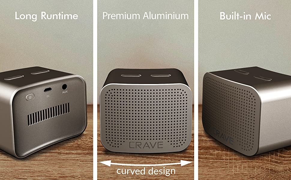 معرفی اسپیکر بلوتوث Crave Curve Mini 5W با کیفیت صدای فوق العاده
