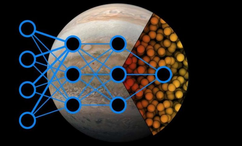 هوش مصنوعی برای پاسخ به چگونگی تبدیل شدن هیدروژن به فلز در سیارات غول پیکر