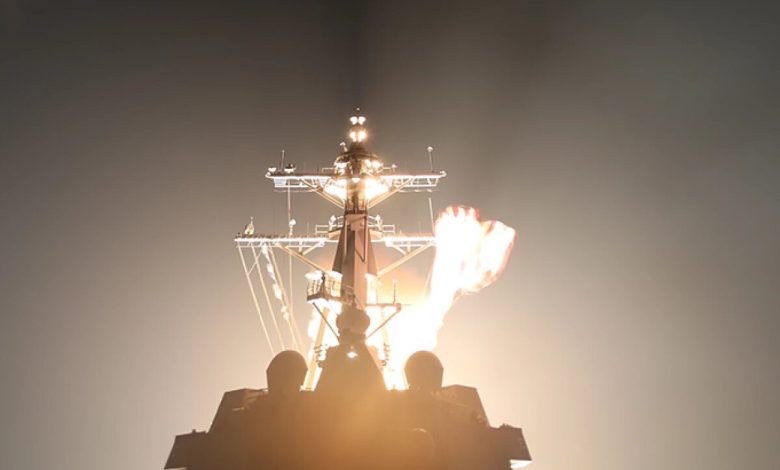 ناوشکن نیروی دریایی ایالات متحده با موشک بالستیک قاره پیما ICBM مقابله کرد