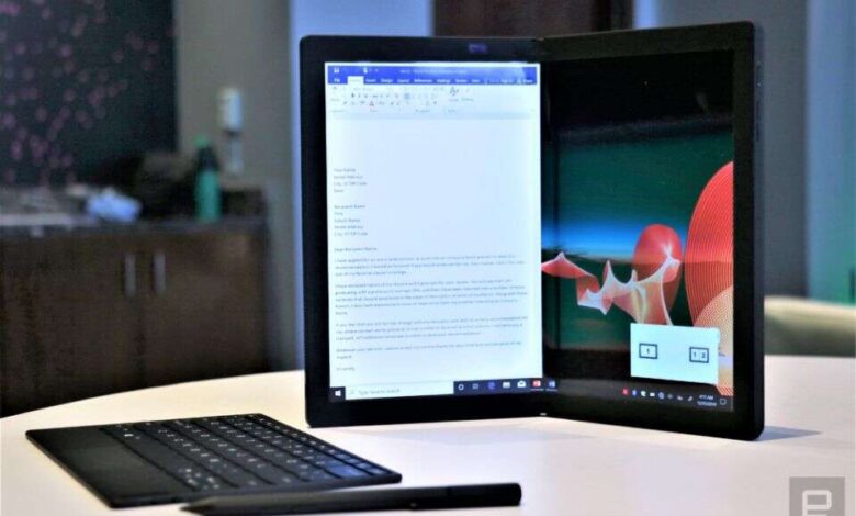 معرفی و مشخصات لپ تاپ تاشو Lenovo ThinkPad X1 Fold