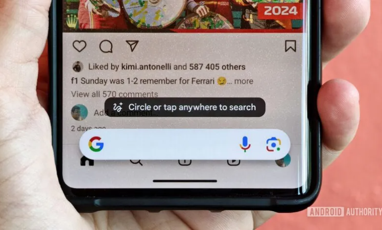 گوگل و برنامهریزی برای گسترش Circle to Search به گوشیهای بیشتر